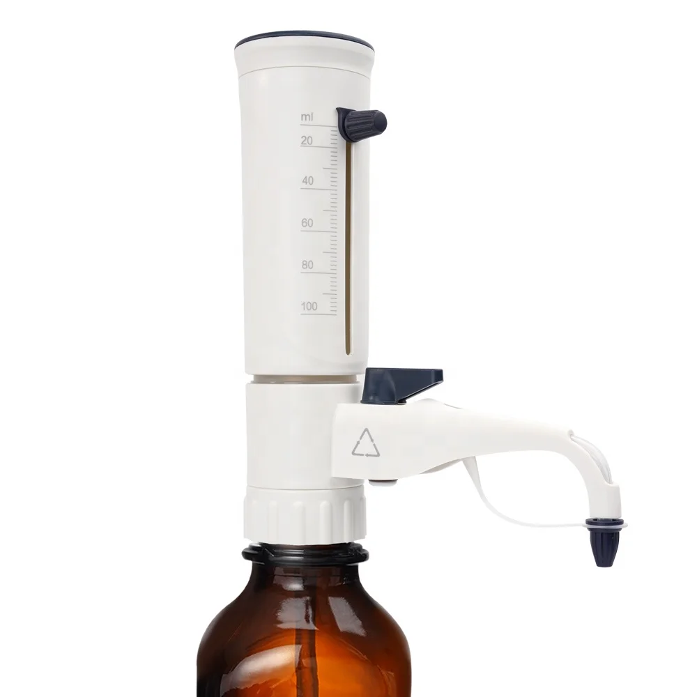 Manufacturer Laboratory Dispenser Mate-Pro 0.5-5ml Liquid Separator Plastic with Bottle Top Lab Convenient Liquid Distribution