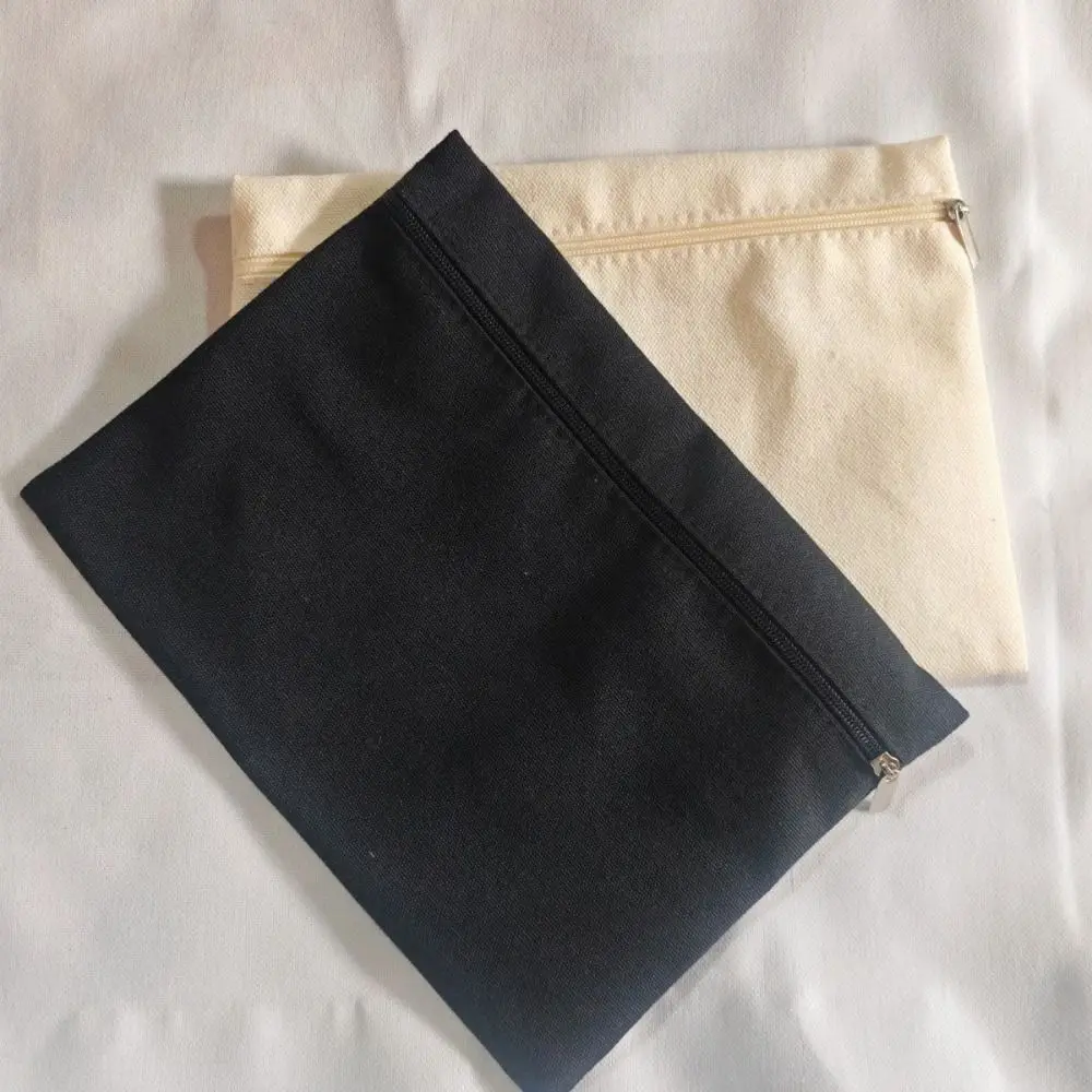 New with Zipper Sew-in Side Hidden Pocket Solid Color Polyester Inside Pockets Durable Travel Wallet Pouch view 4