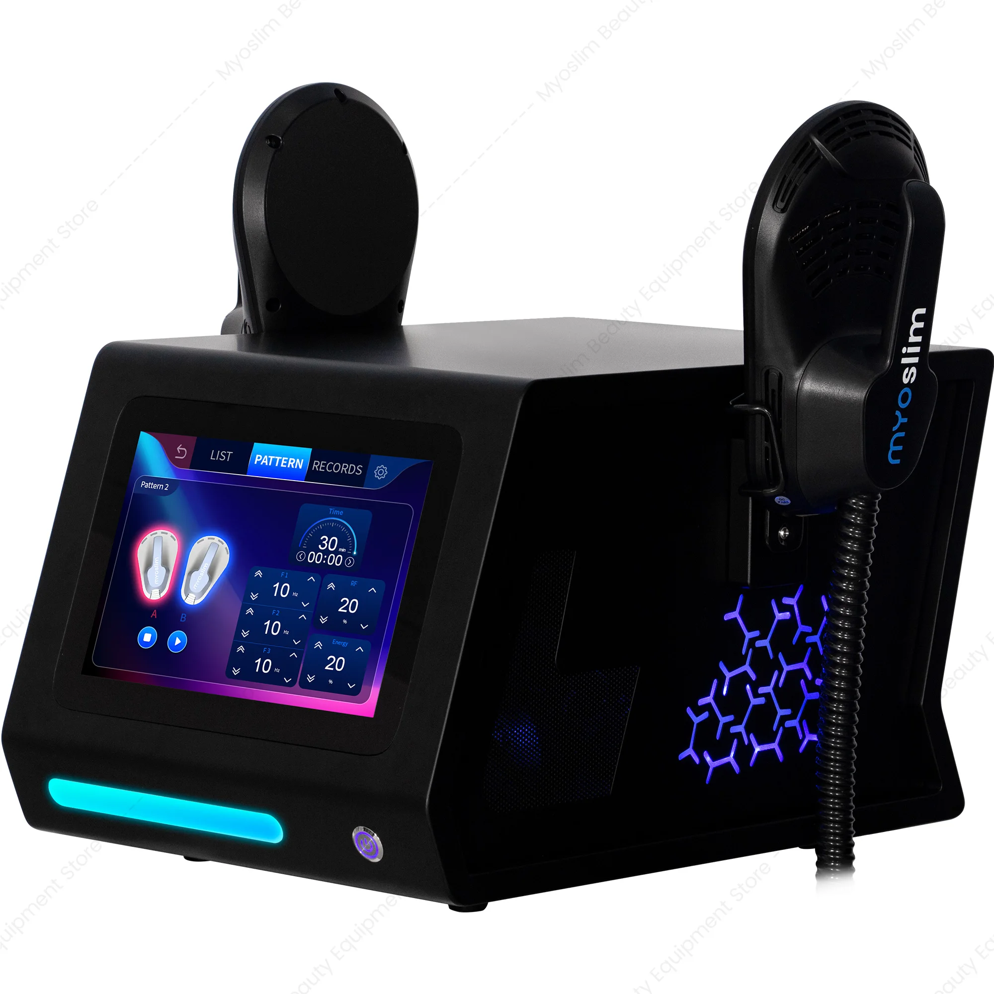 MYoslim 6500W 15Tesla HI‑EMT EMS Body Sculpt Machine Muscle Stimulator Fat Removal Body Contouring for Beauty Salon