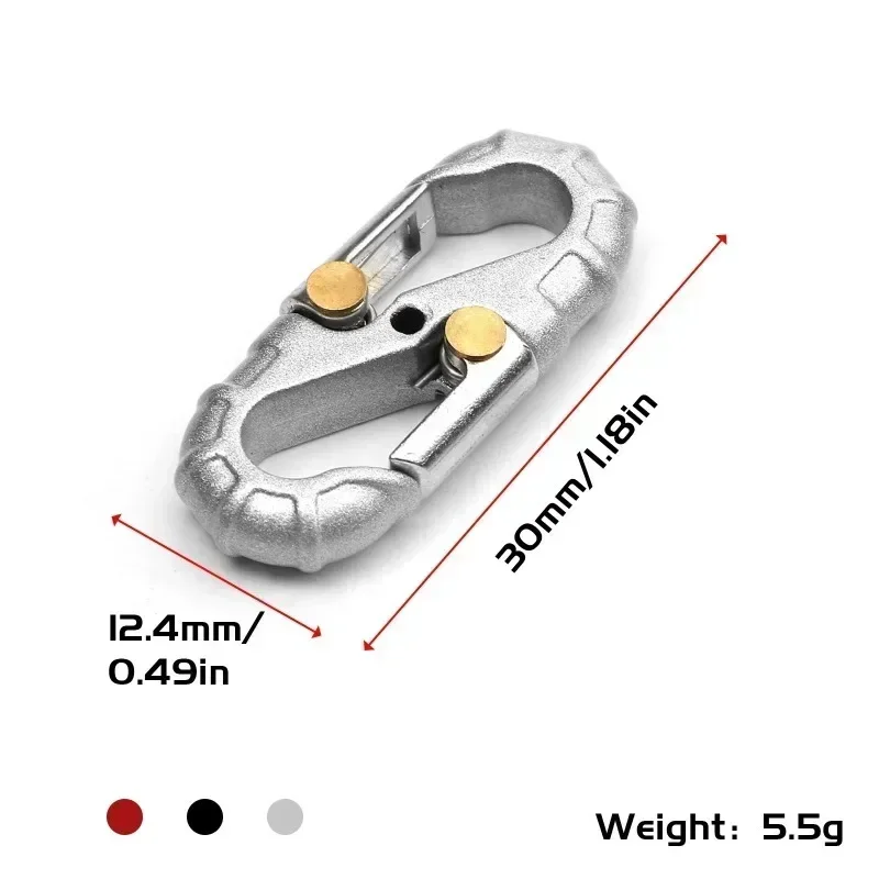 Metall Simulation Abschlepphaken Anhänger Rettungshaken für 1/10 RC Crawler Auto trxs TRX4 Axial SCX10 Upgrade Teile