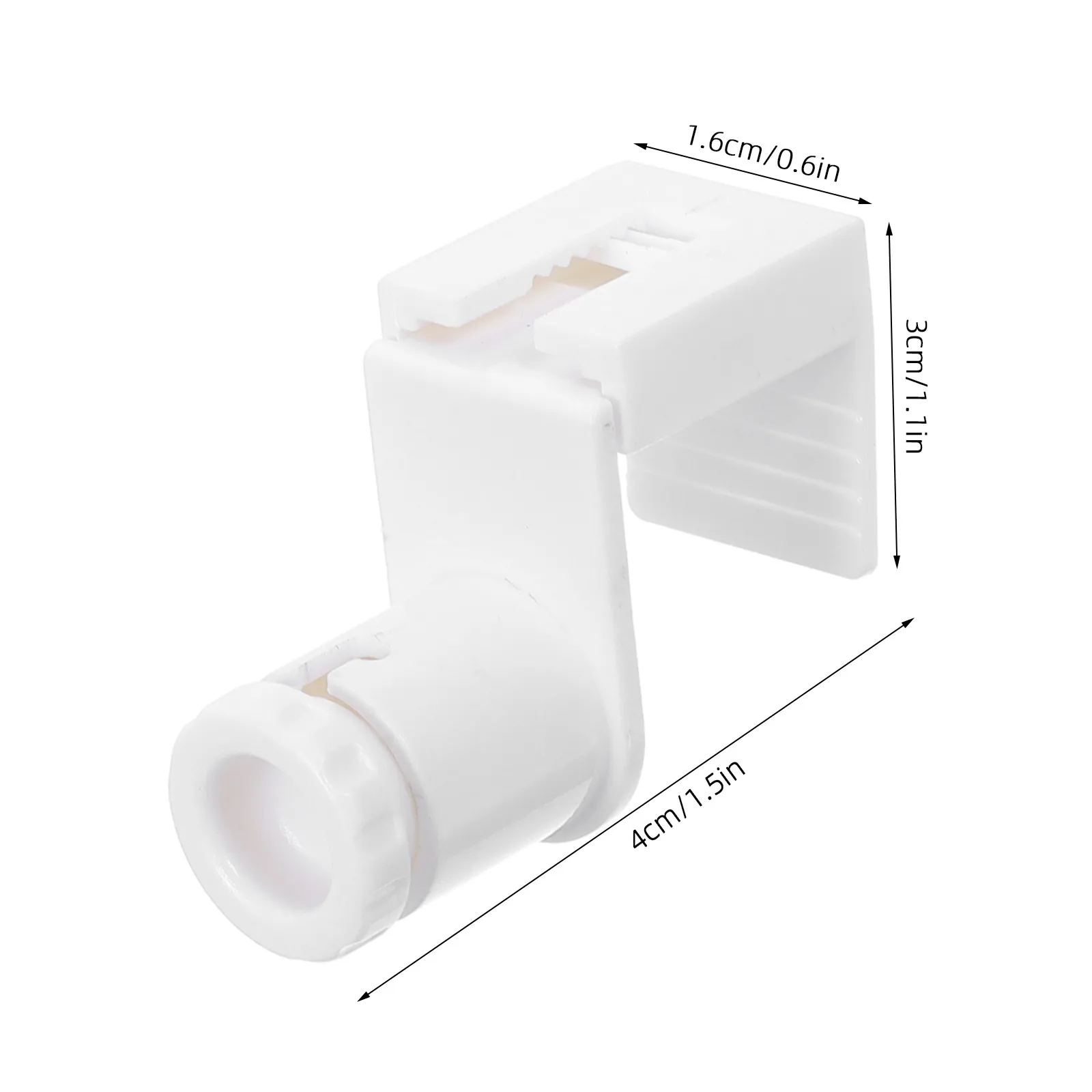 4 Pcs Curtain Shade Cord Bracket Blind Positioning Hardware Plastic Wire Retainer Clamp Window Mount Clip Pleated Accessory