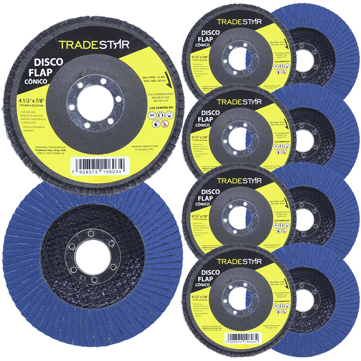 4.1 Flap Sanding Disc Kit/2 120 P/Sander 10 UN