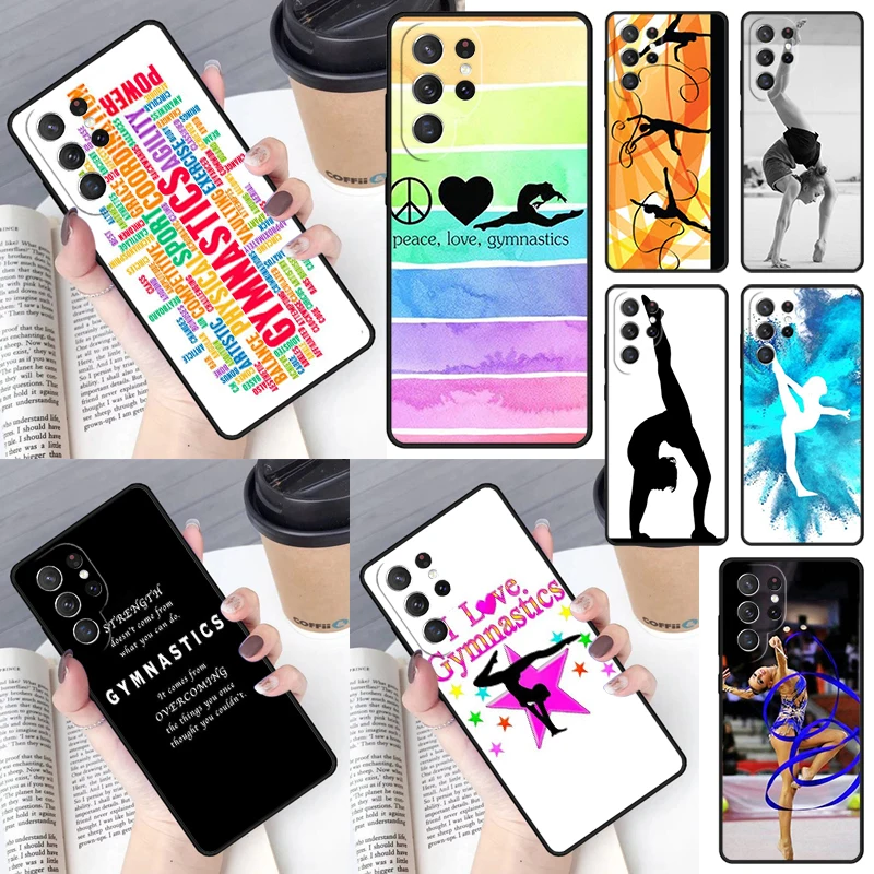 Gymnastics balance beam original Phone Case for Samsung Galaxy S26 Ultra S25 S24 S23 S22 S21 S20 Note10 Plus FE Cover Luxury