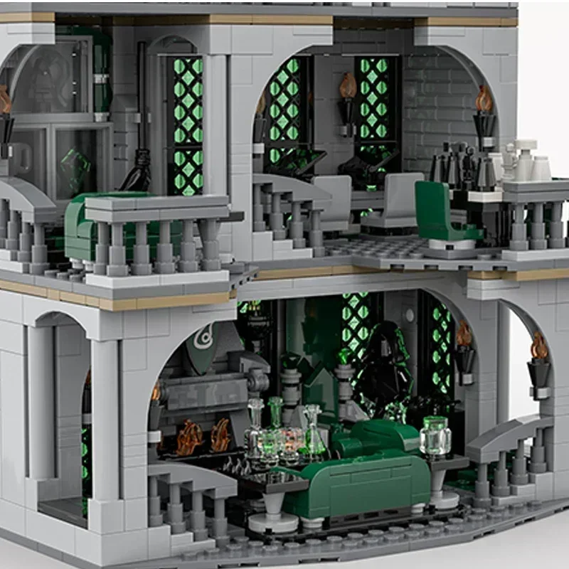 

Moc Building Bricks Famous Movie Model Common Room And Dorm Technology Modular Blocks Gifts Christmas Toys DIY Sets Assembly