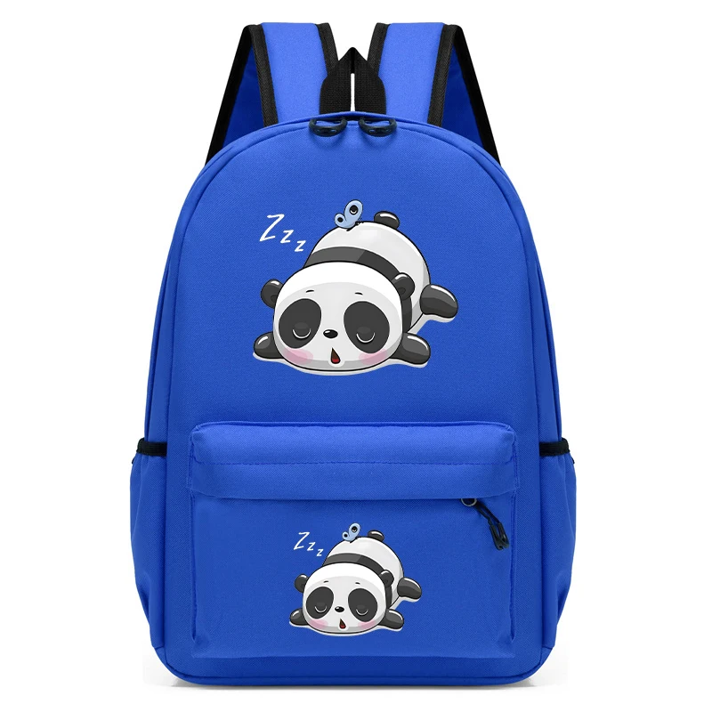 Sleeping Panda Children School Bags for Girls Boy Children Backpacks Kindergarten Cute Animal Kids Backpack for 2-5 Years Bags