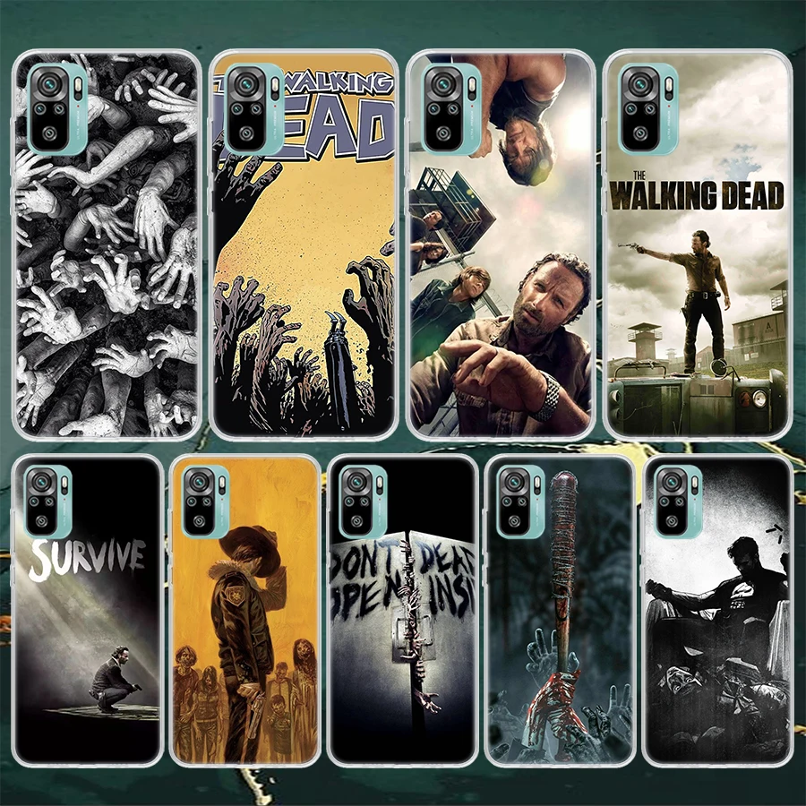 The Walking Deads TV Soft Phone Case For Xiaomi Redmi 10 10A 10C 9 9A 9C 9T 12 12C 8 8A 7 7A 6 6A S2 K20 K40 Pro 10X K30 Coque