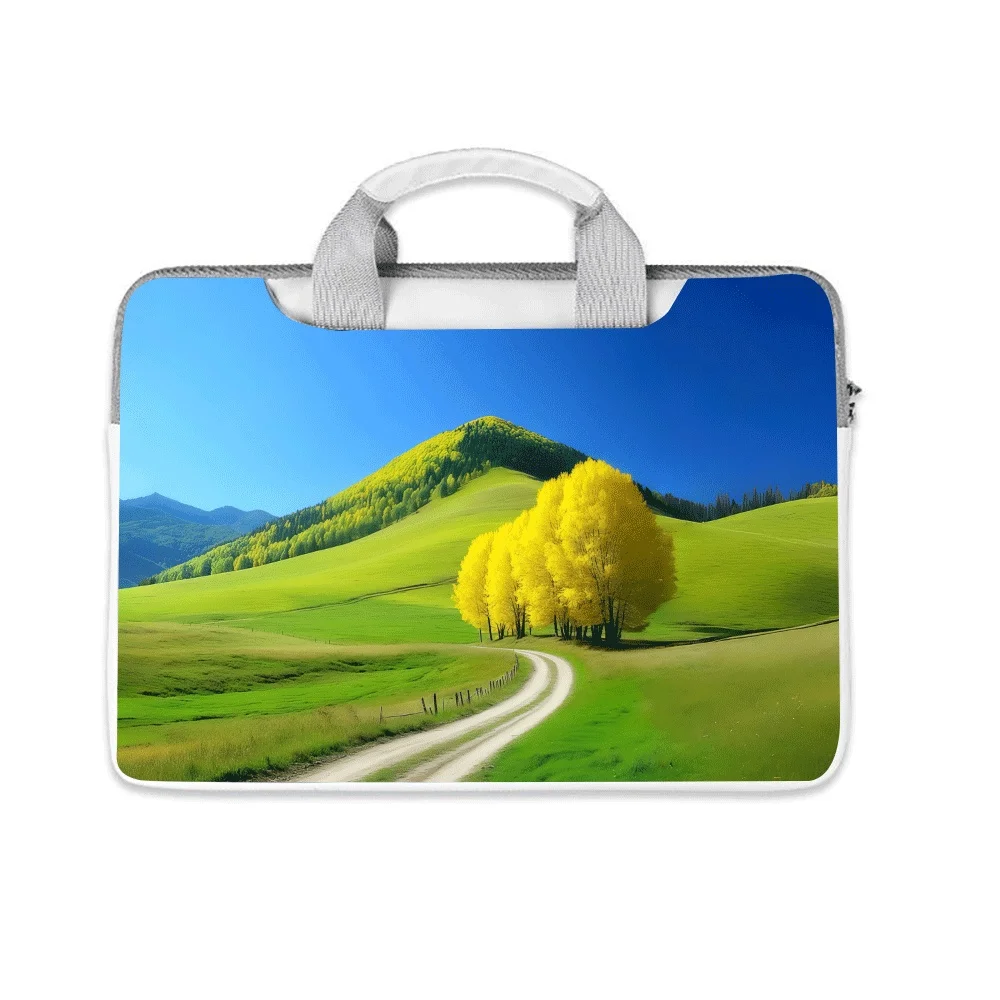 

Personalized Fashionable Printed Laptop Bag 12 13.3 14 14.6 15 16-inch Briefcase Large Capacity Laptop Sleeve PU Shoulder Bag