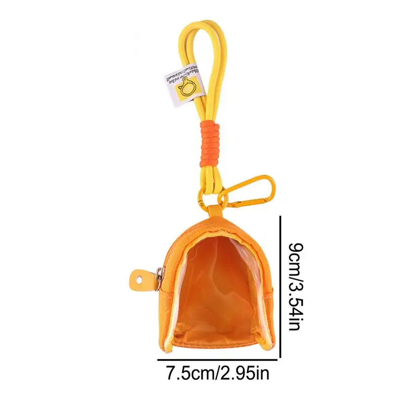 Sac transparent pour figurine portable, vitrine à collectionner, anti-poussière, vitrine à collectionner, étui de transport pour poupées avec fermeture éclair