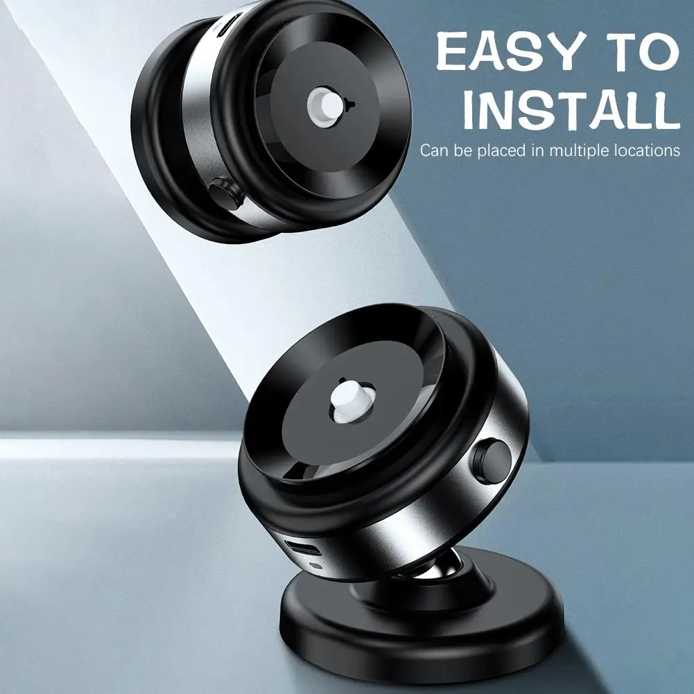 Electric Rotatable Vacum Car Holder For IPhone Magnetic Car Mount Vacuum Phone Holder For Navigation Live Stream