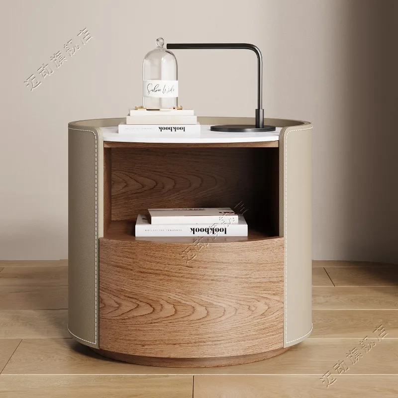 xx-Storage Trendy Nightstand Luxury Modern Vintage Nordic Aesthetic Display Nightstand Table De Chevet Bedroom Furniture&