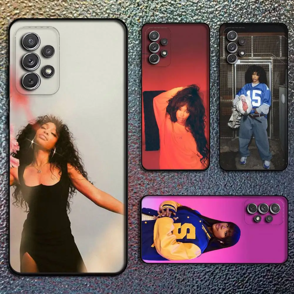 

Hot Singer S-sZA L-lana Phone Case For Samsung S25,S24,S21,S22,S23,S30,Ultra,S20,Plus,Fe,Lite,Note,10,9,5G Black Cover