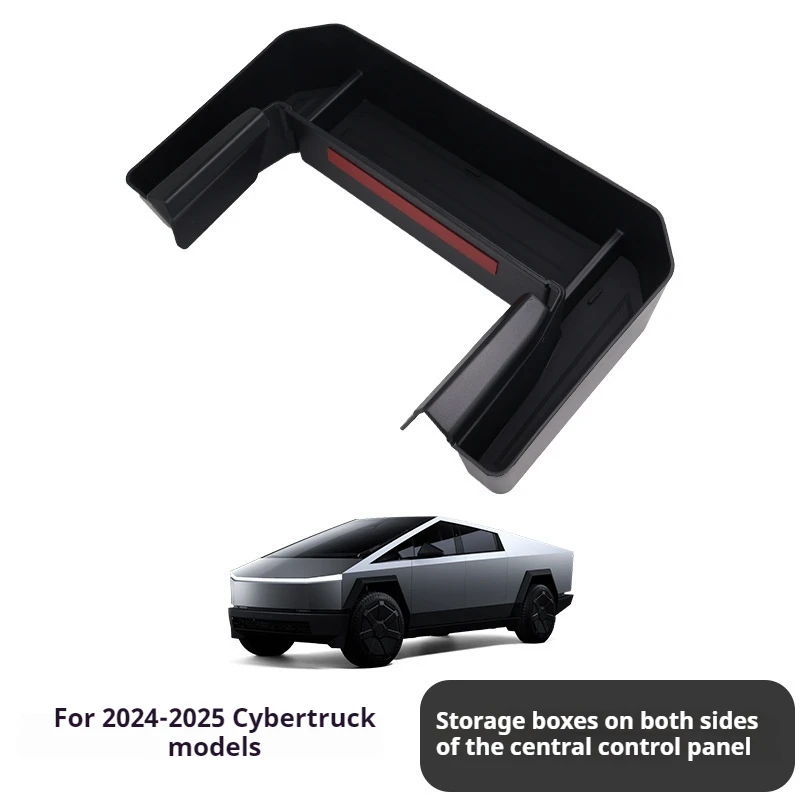 For 24-25 Tesla Cybertruck storage boxes on both sides of the center control Cybertruck automotive supplies car accessories