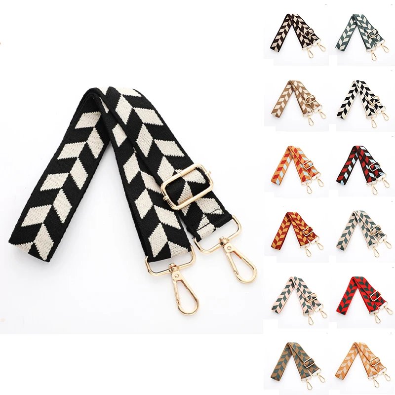 Crossbody Shoulder Strap Accessories Wide Single Shoulder Bag Bag Adjustable Women's Bag Strap Chain Replacement Bag Strap