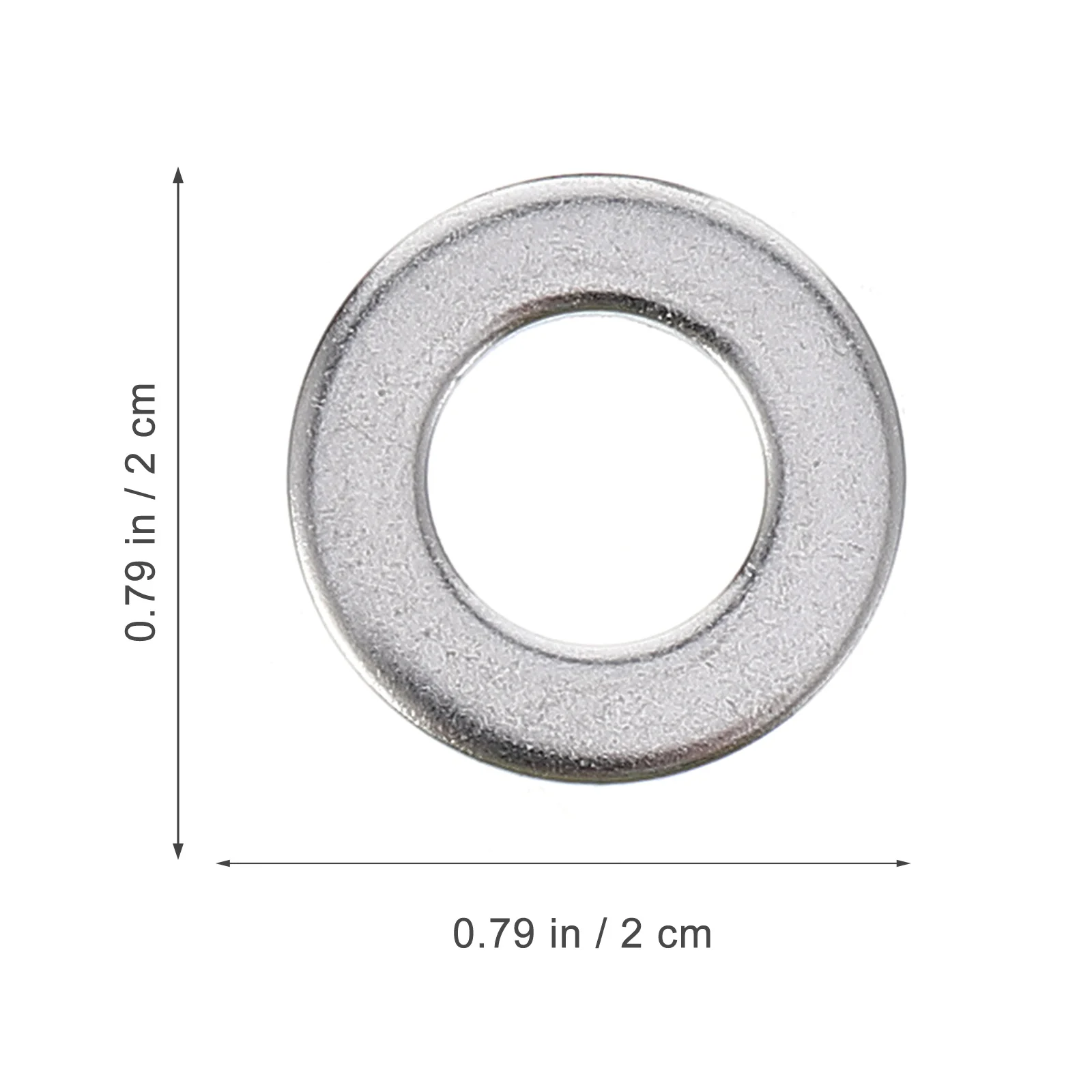

200Pcs Stainless Steel Flat Washers Spring Lock Washers Kit for Vibration Load Repair Use Plain Gaskets Flat Spacers