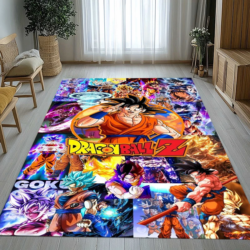 Anime D-Dragon Ball Game Cartoon Living Room Non-Slip Area Rug Soft Carpet for Bedroom Kids Playroom Sofa,Home Decor Doormat view 5