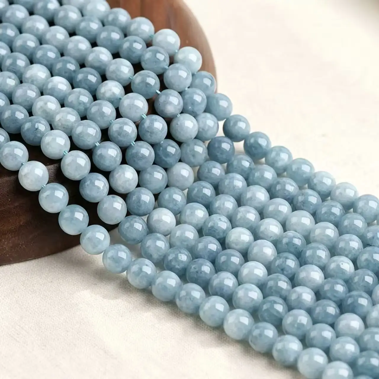 Natural optimized sea blue gemstone 4-12mm DIY made loose beads, healing gemstone