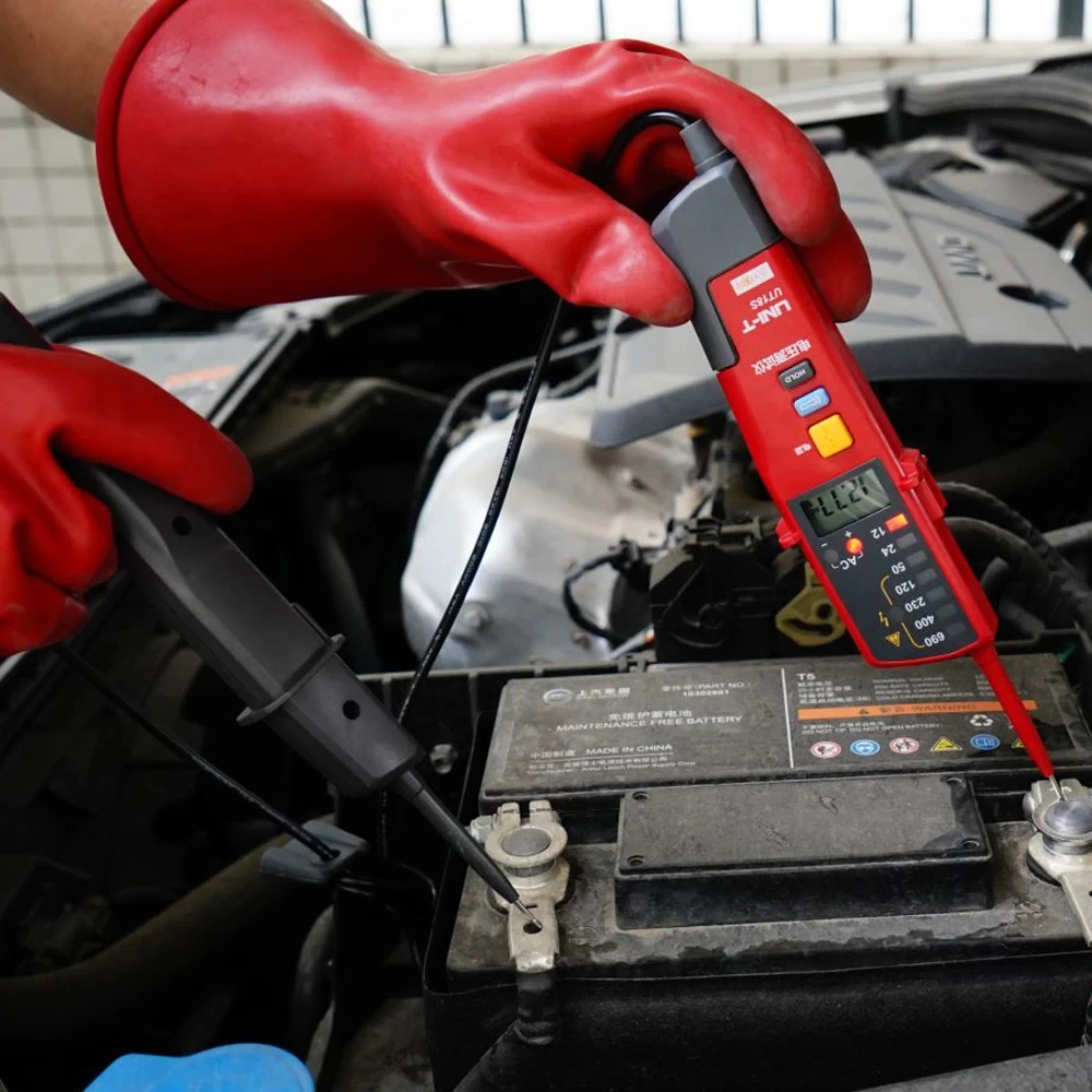 UNI-T детектор напряжения UT15C UT18C UT18D цифровой вольтметр 3-фазный мультиметр непрерывности последовательности тестер напряжения зонды