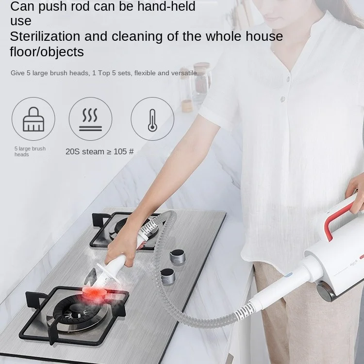 Deerma ZQ610 Steam Mop Household Handheld Portable High Temperature Multifunctional Cleaner пароочиститель для дома  카펫청소기