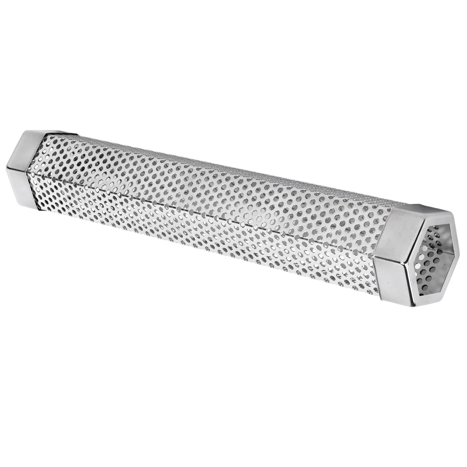 ステンレス鋼ペレットスモーカーチューブ、防食、大容量、お手入れが簡単、防錆、バーベキュー用頑丈