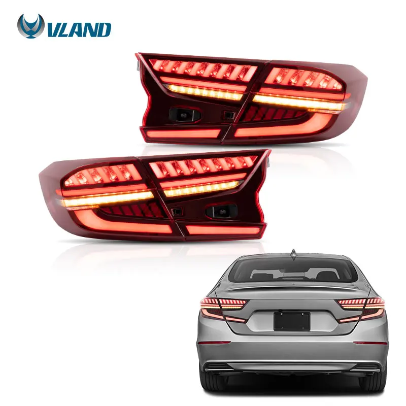 

Taillights With Sequential 2017 2018 2019 LED Tail Rear Lamps Lights for Accord