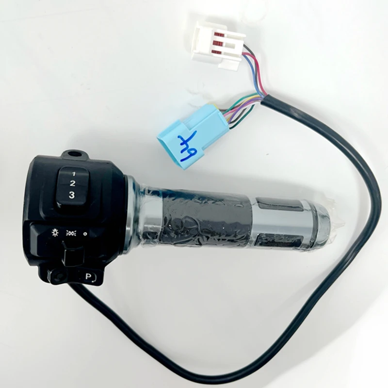 NBpower Multifunktions-Motorradgashebel, Schalter für Hupe/Lichter/3-Gang, geeignet für Fardriver Controller Mainline – Detail 4