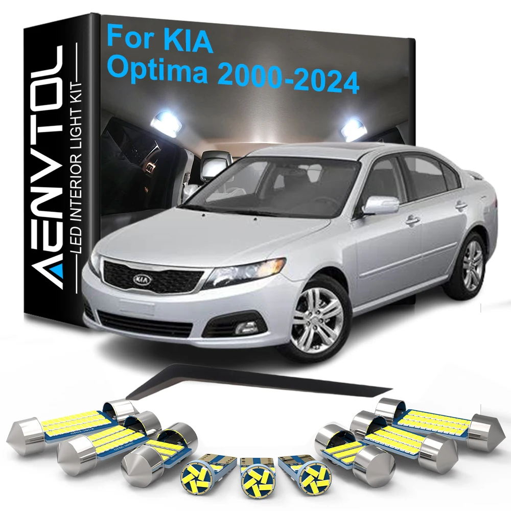 Auto Zubehör LED Innen Licht Canbus Für KIA Optima 2000-2005 2007 2008 2009 2010 2013 2015 2016 2018-2021 2022 2023 2024