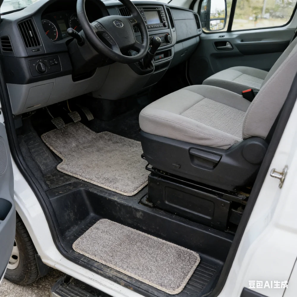 2 PCS Carpet Step Mat Set Carpet Motorhome Campervan Cab Door Step Mats For Fiat Ducato Citroen Relay Peugeot Boxer