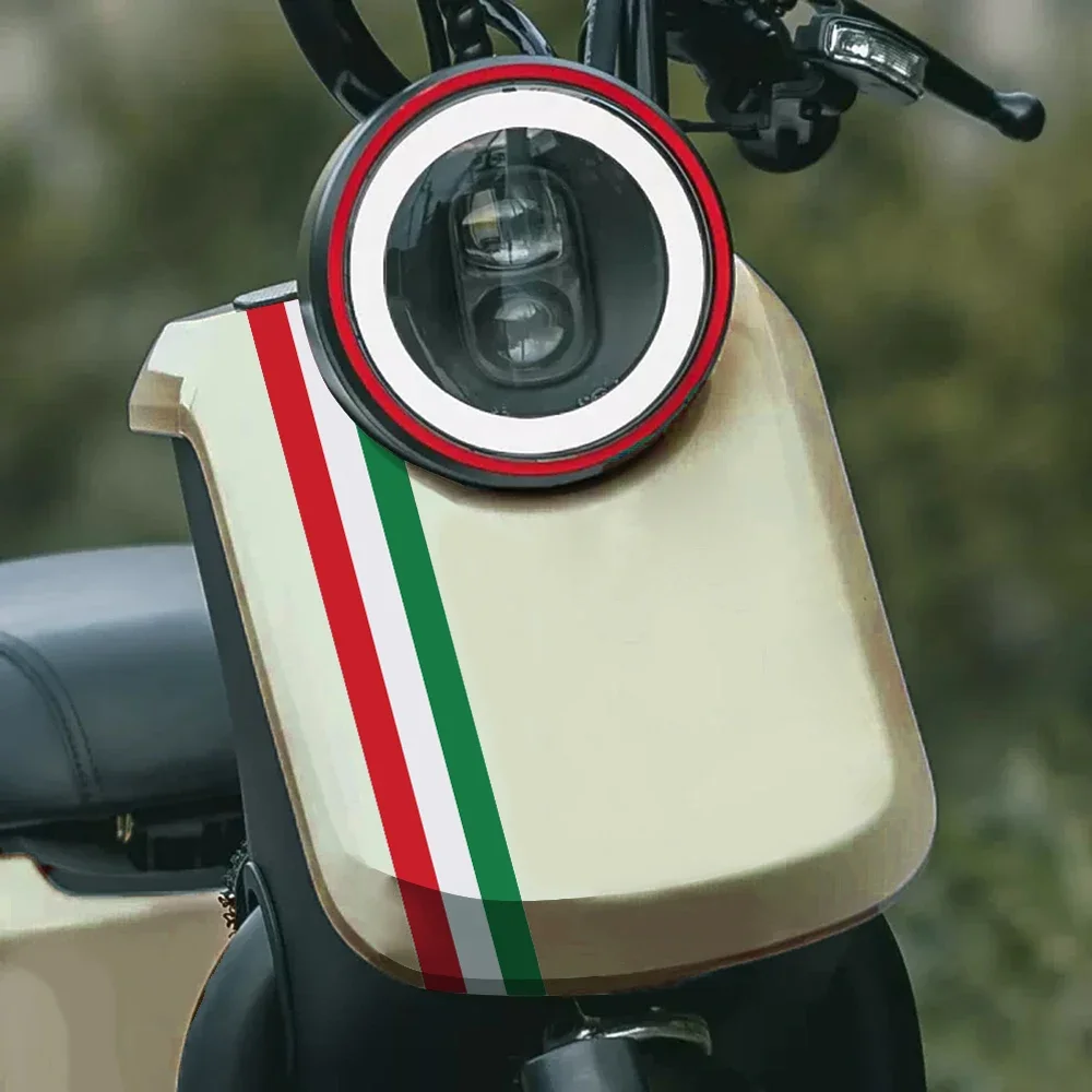 

Motorcycle Sticker Italy Styling Creative Front Fairing Vinyl Decals Accessories For Vespa Piaggio Ducati Aprilia Moto Guzzi