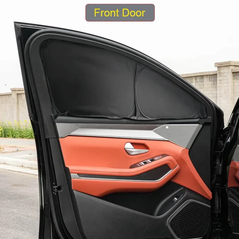 

For BYD TANG L 2025-Present Car Black Windows Privacy Sunshade Auto Anti-UV Heat Insulation Protect Cover Interior Accessory