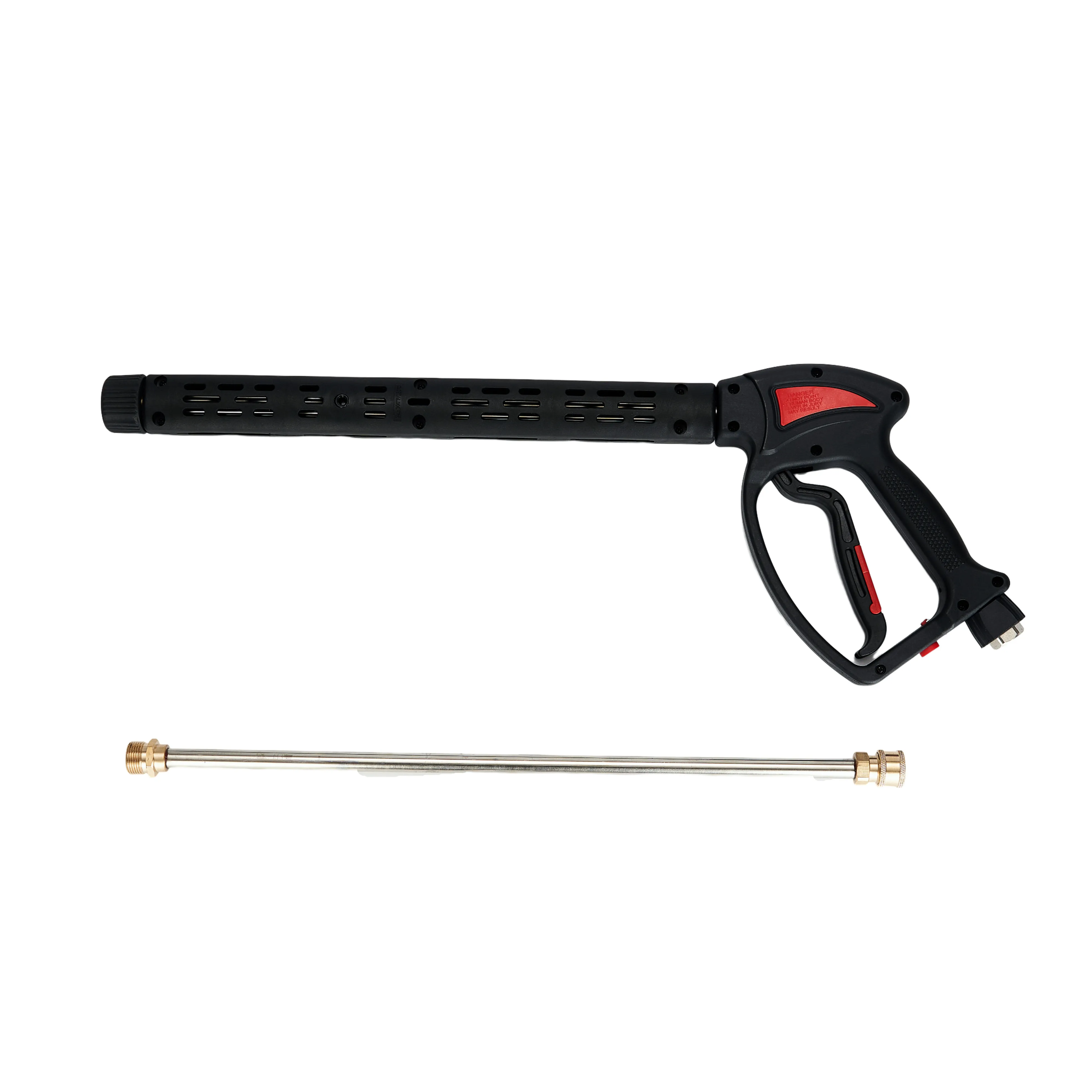 Professional Short Car Wash Spray Gun, 360° Anti-Kink Swivel Inlet, 4500PSI Heavy Duty Power Washer Handle