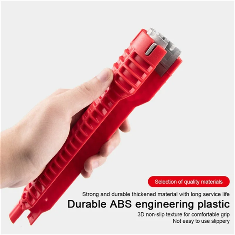 

Самый многофункциональный ключ для раковины, водопроводный кран, установка для ванной комнаты и кухни, сантехнический ключ для горячей воды, инструмент для ремонта