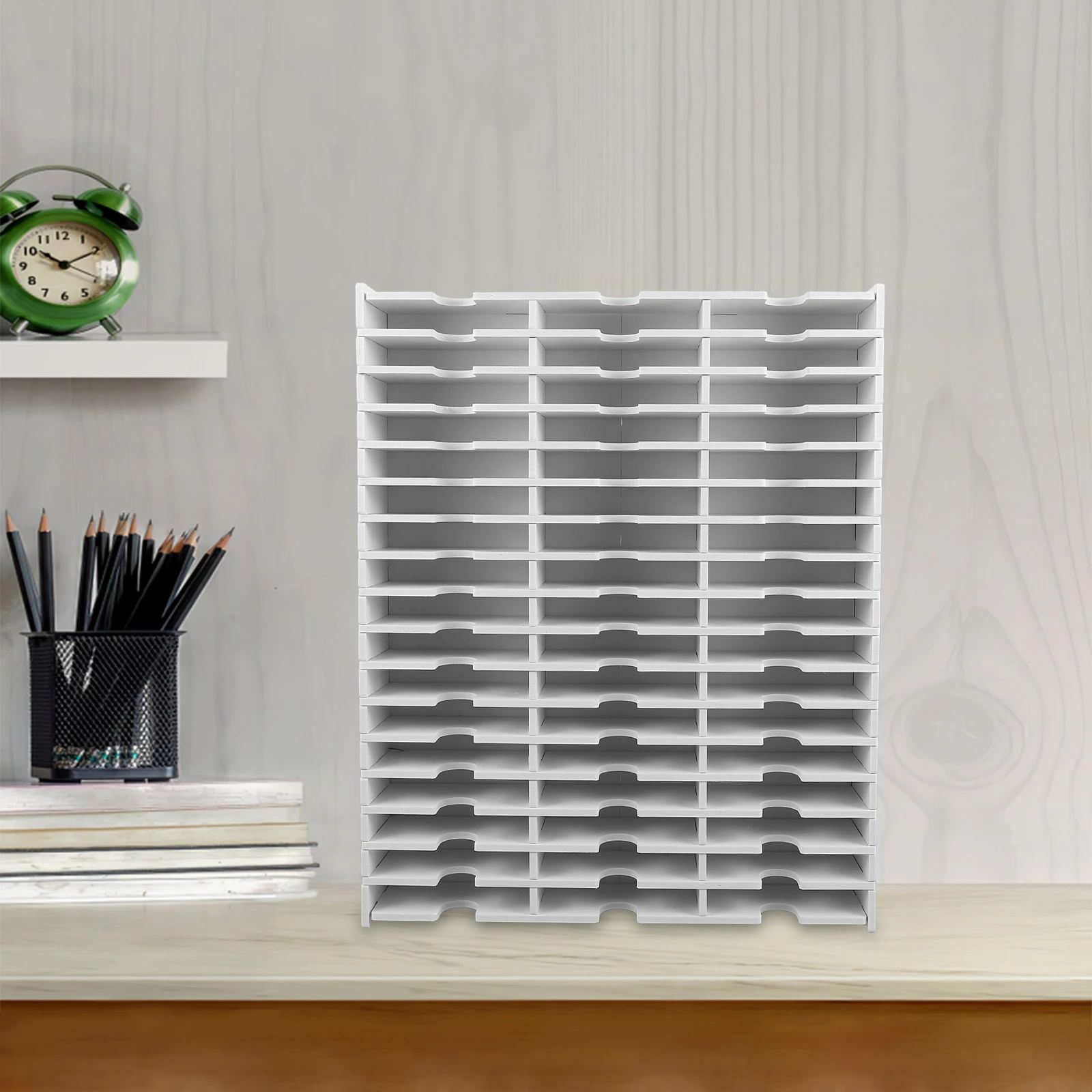 

Mobile Phone Storage Box Ink Pad Card Organizer Multifunctional Desk Tidy PVC Large Capacity Remote Coin Holder