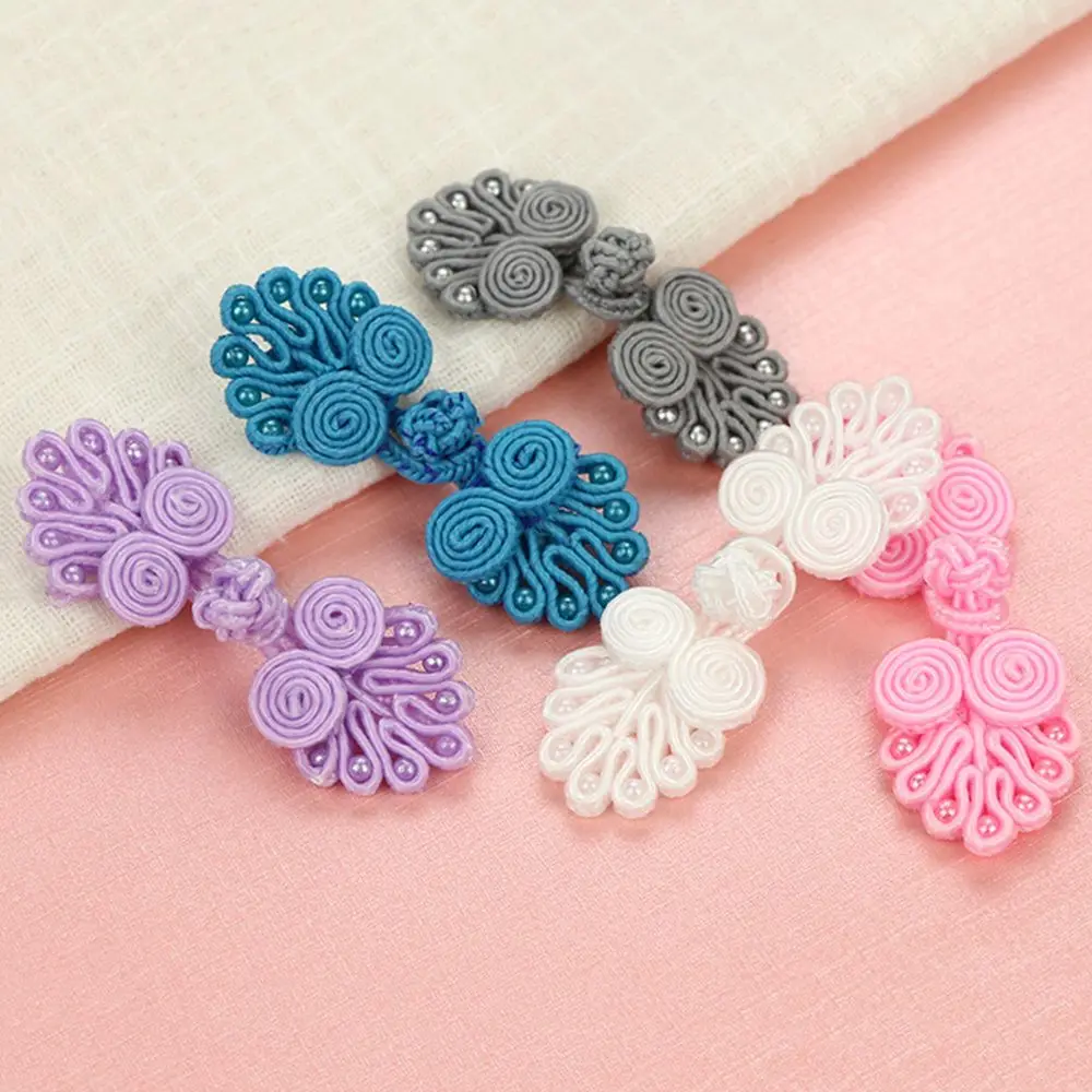 5Pcs Clothing Accessories Gift Box Invitation Chinese Knot Button Tang Suit Cheongsam Buttons Knot Fastener