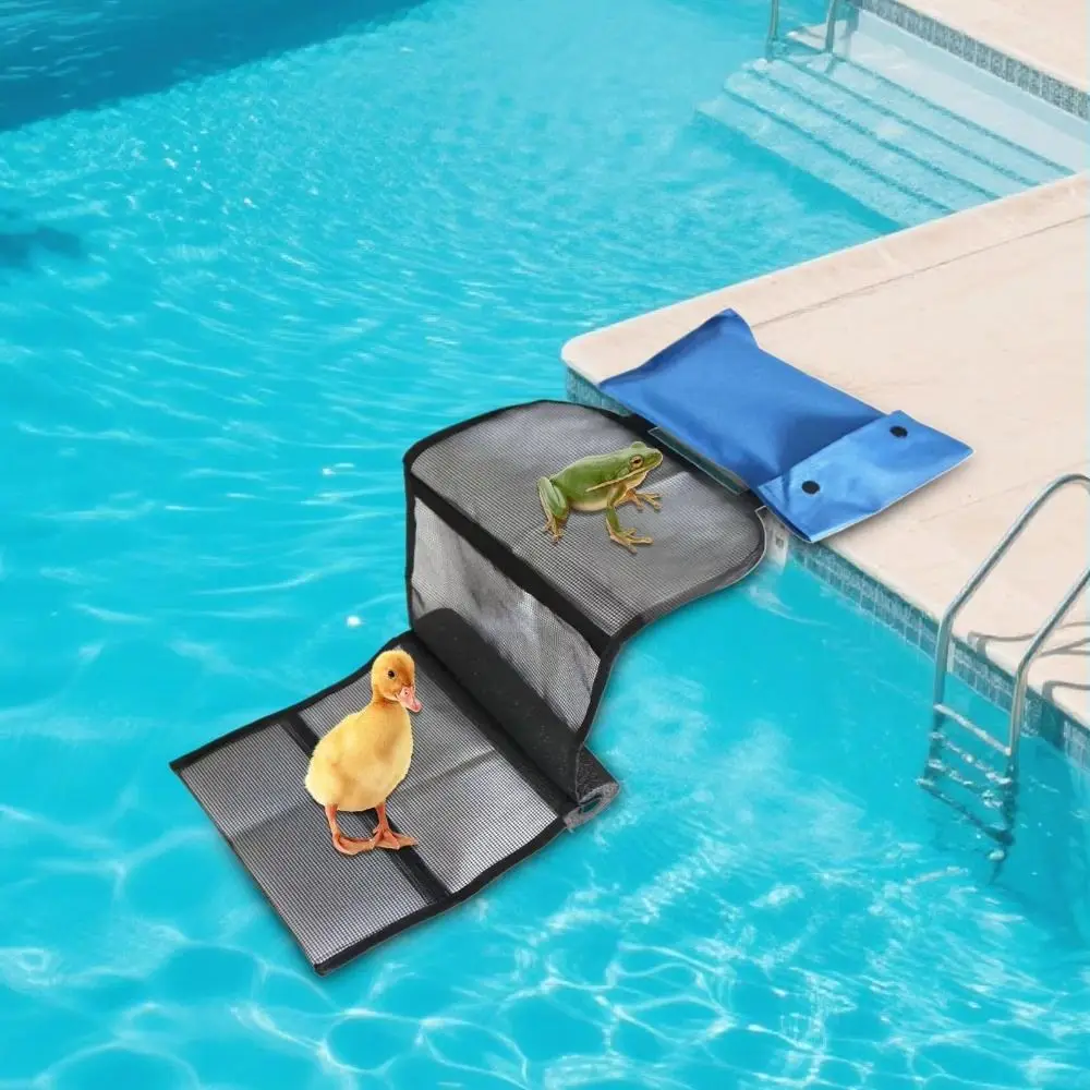 Cloth Material Animal Pool Escape Net Climb Ladder Pet Safety Pool Escape Net Floating Design Animal Escape Ramp Swimming Pool