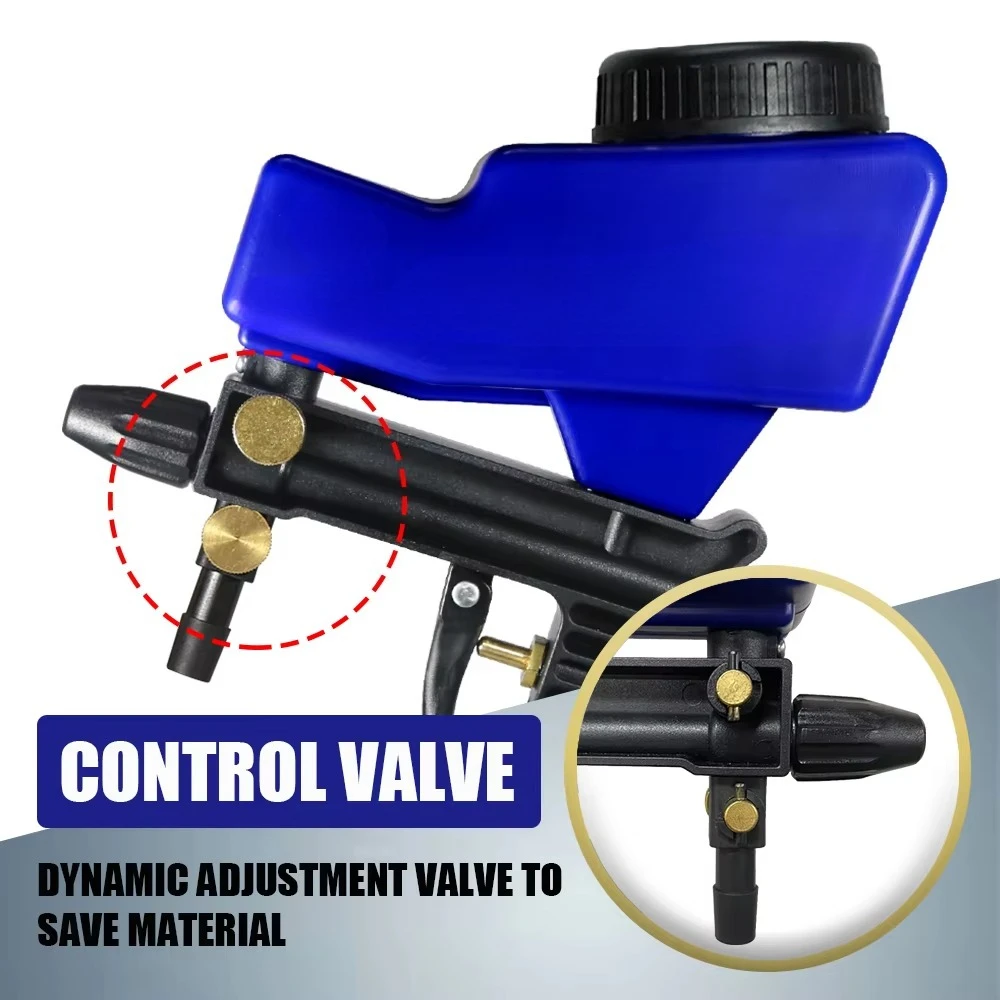 

Air Sandblasting Gun With Siphon Hose and Gravity Feed Taiwan Made Pneumatic Tool