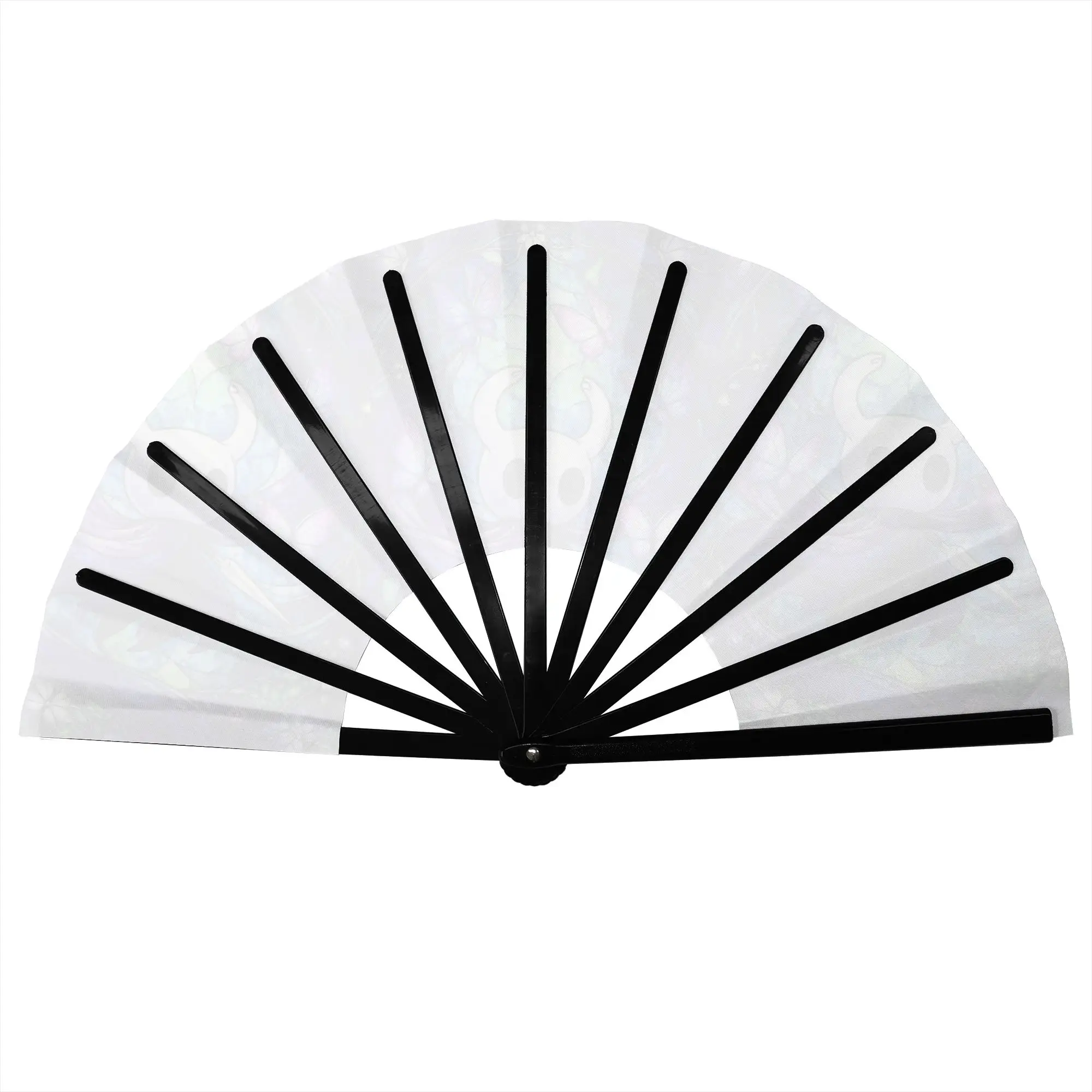 Customized S-Silksonges Cartoon Game Portable Pocket Fan Camping Movie Polyester Folding Fan Chinese Dance Handheld Cooling Fans
