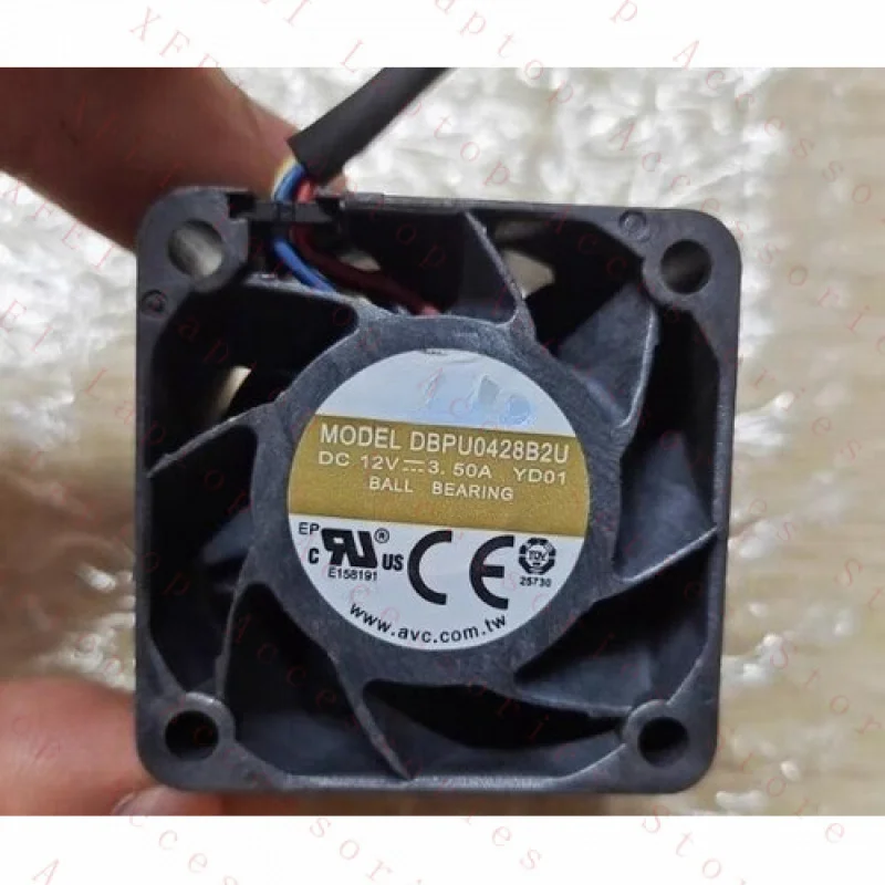 

F 1/ шт. новый для AVC DBPU0428B2U 4-проводной 4028 DC12V 3,5A 4 см охлаждающий вентилятор для сервера