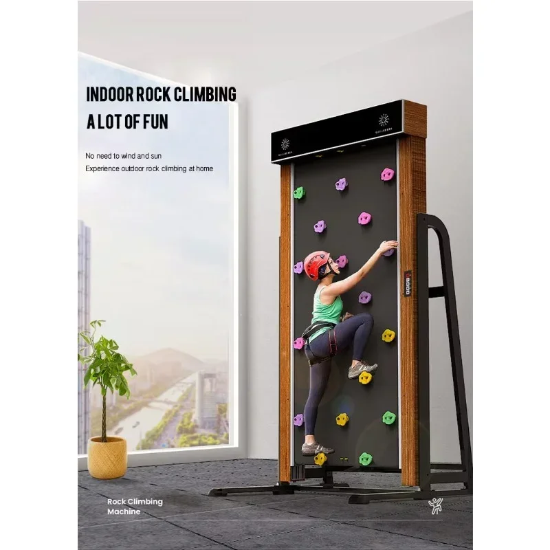 New indoor electric portable , Best quality new project sturdy indoor rock climbing wall electronic king climber machine