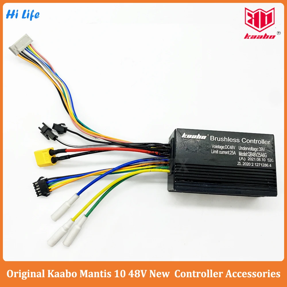 Original Kaabo Mantis 10 48V 25A New version Sine Wave Controller for 48V 18.2Ah 800W Single Motor Mantis E-scooter