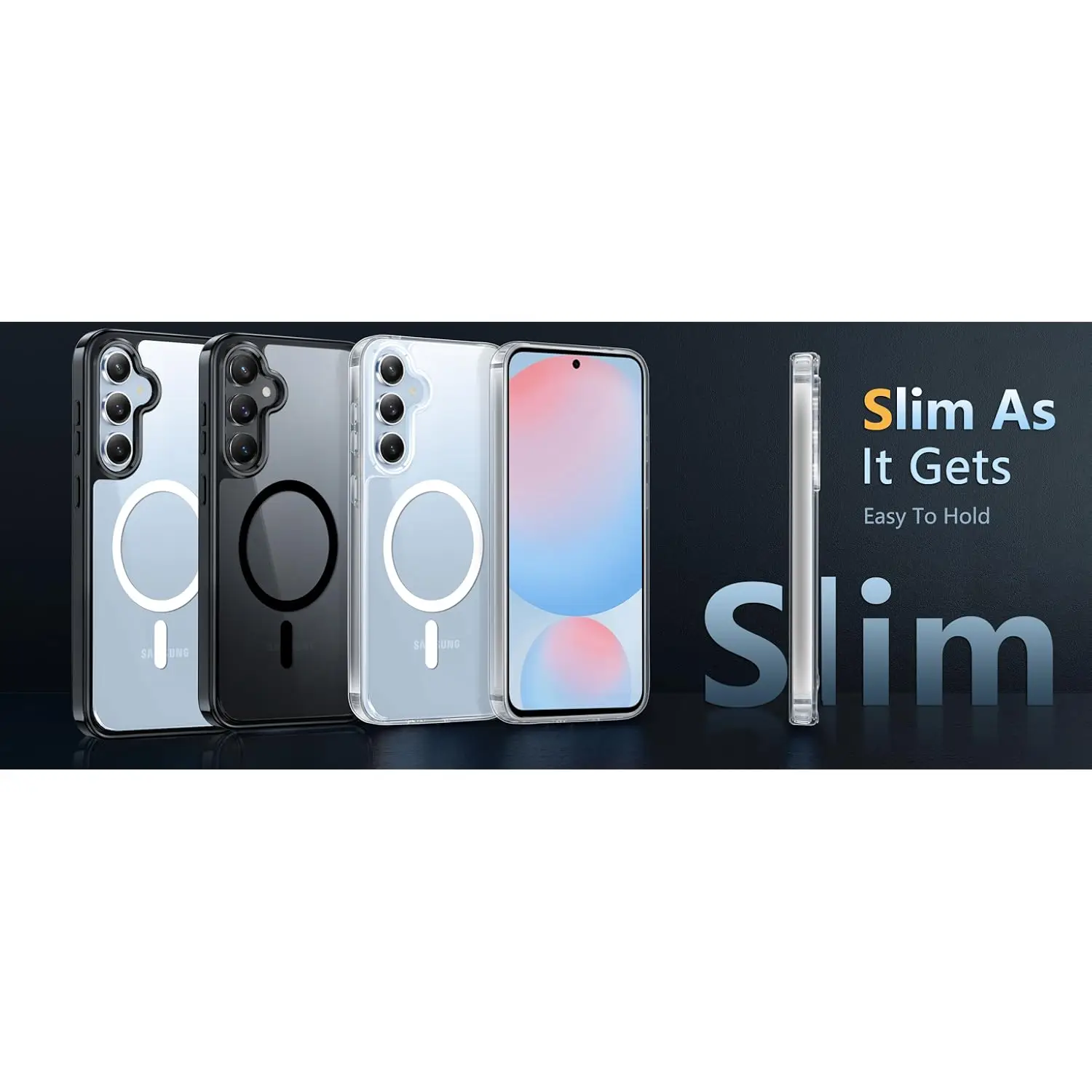 Transparente TPU-Handyhülle mit Magnetischem Stoßschutz für Samsung Galaxy A57 A37 A17 A56 A55 A35 A15 A54 A16 – Detail 11