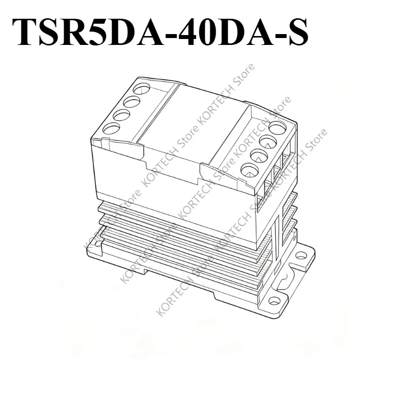 TSR 5DA-40DA-S 5A 10A 15A 25A 32A 40A Three-phase contactless clip integrated guide rail solid state relay TSR-25DA-S TSR-40AA-S