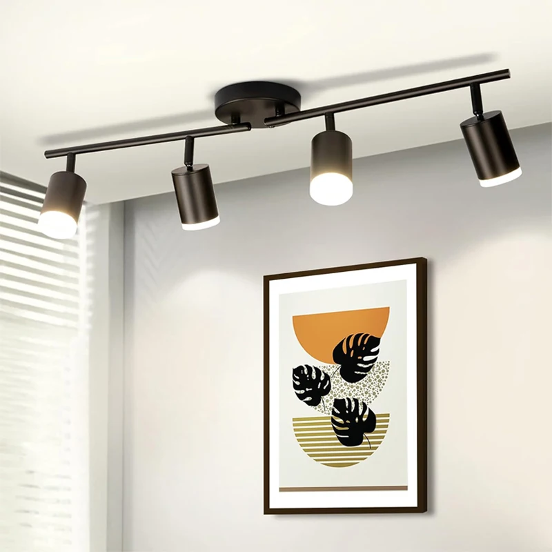 LED Ceiling Light GU10 Indoor Spotlight Kitchen Living Room Ceiling Light Adjustable Staircase Light Ceiling Light