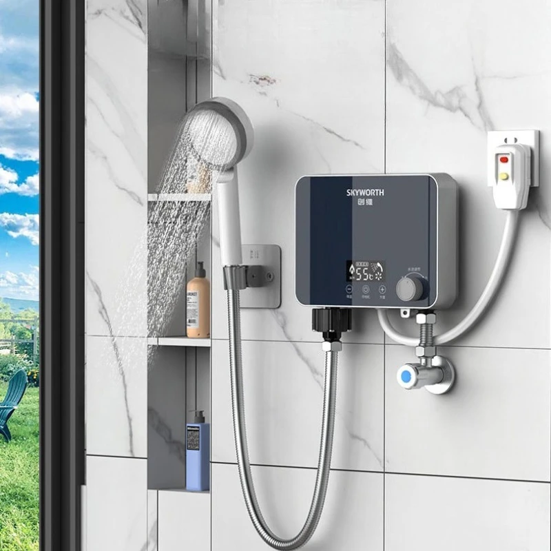 Instant Electric Water Heater: Home Constant Temp Shower Fast-Heating Ultra-Compact Bathroom Faucet Heater