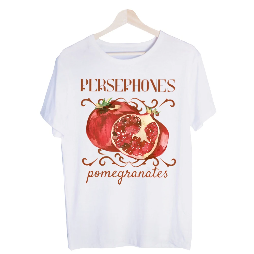 Men's Pomegranate Graphic Tee, Short Sleeve Crew Neck T-Shirt for Casual Daily Wear and Summer Outfits