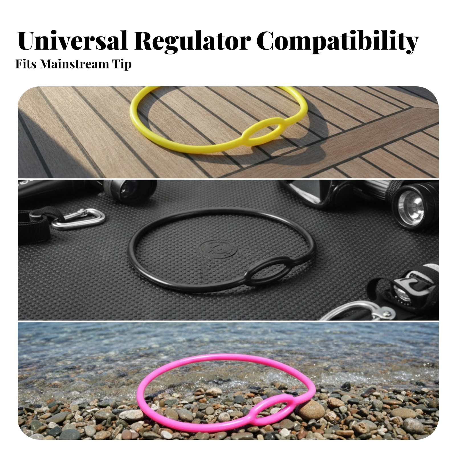 Regulator Neck Loop with Attachment Loop Robust Regulator Necklace Scuba Necklace No Memory Scuba Neck Loop Easy to Attach