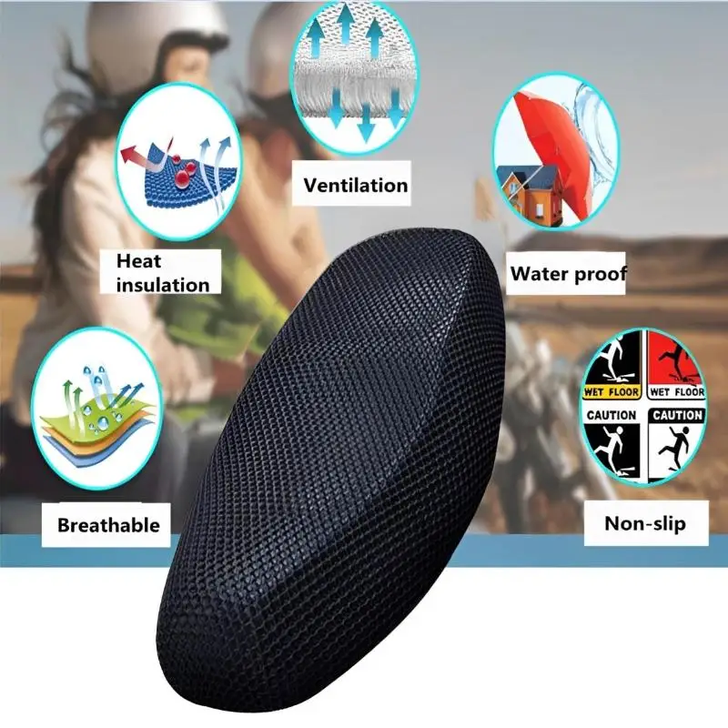 Rutschfester 3D-Netz-Sitzbezug Atmungsaktiv Wasserdicht Universell Passend M-3XL Größe Für Alle Jahreszeiten Geeignet für Auto-LKW-Innenraum – Detail 9