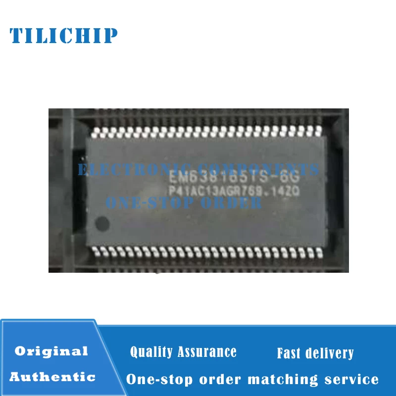 10pcs EM638165TS-6G EM638165TS TSOP54 Memory Chip