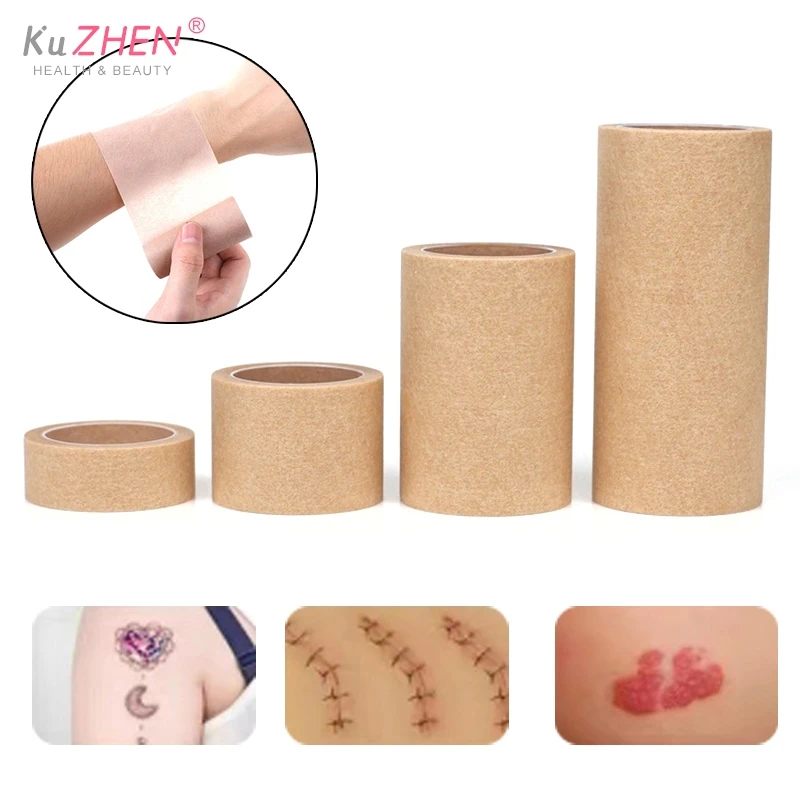 1roll Full Cover Sticker Practical Tattoo Flaw Conceal Tape Waterproof Cover Scar Suitable ForAny Skin Type Flaw Concealing Tape