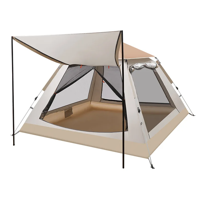 

Outdoor camping overnight Thickened four-season universal tent Rainproof folding portable quick-opening tent Full canopy equipmt