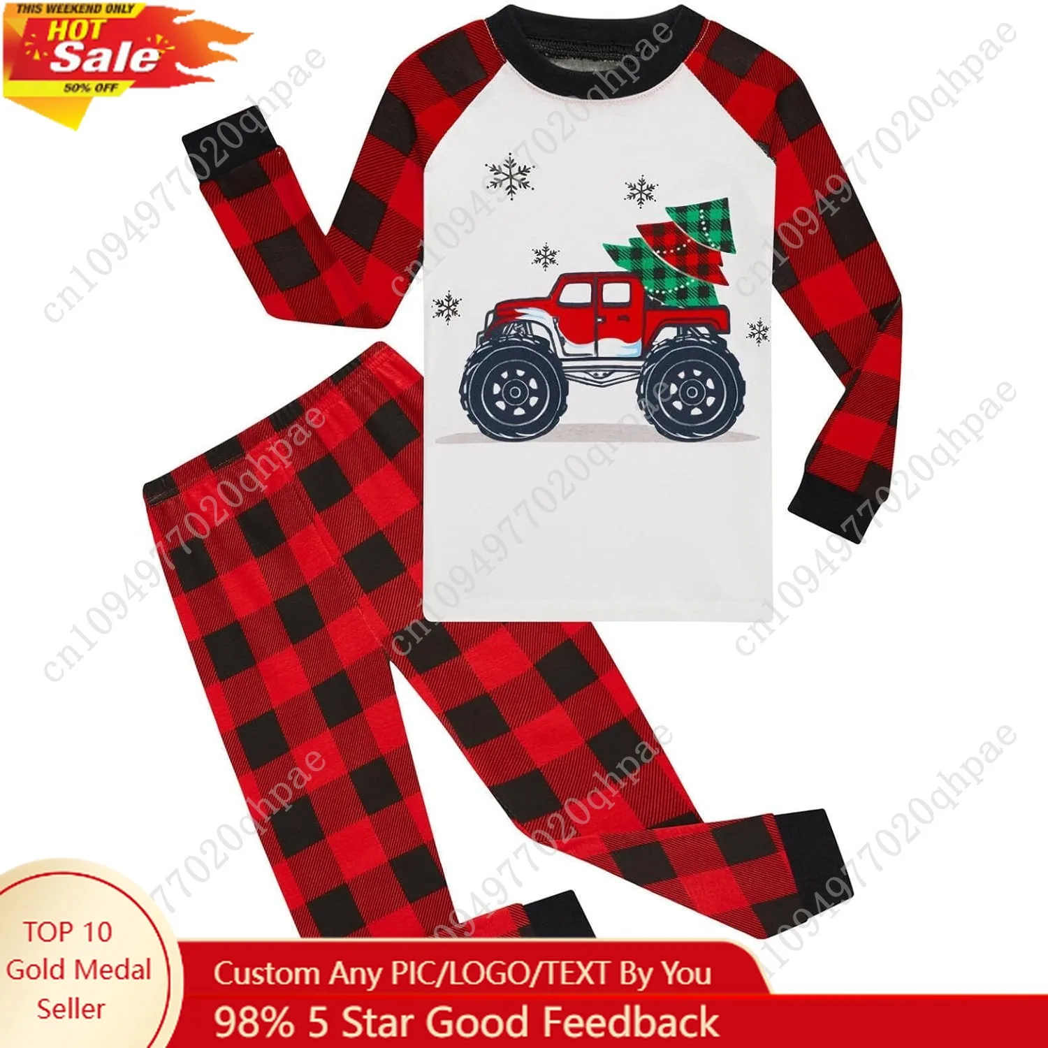 

Demifill Boys And Girls Halloween Pajamas Sets Christmas Pjs Holiday Sleepwear Children Clothes